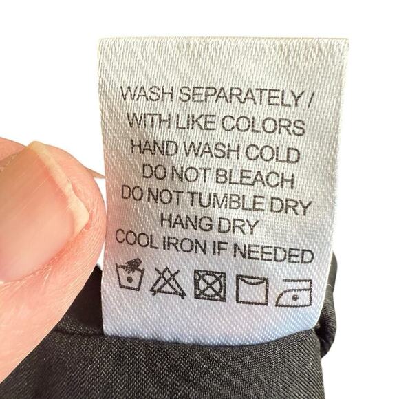 Revolve Tularosa Winnie Blouse Black S Ruffles V-neck Office Siren Corpscore - Picture 6 of 9